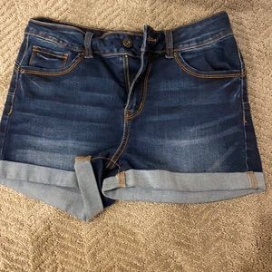 Dark Wash Jean Shorts